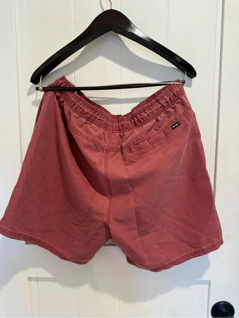 Rip Curl Men's Washed Rose-Red Swim Trunks